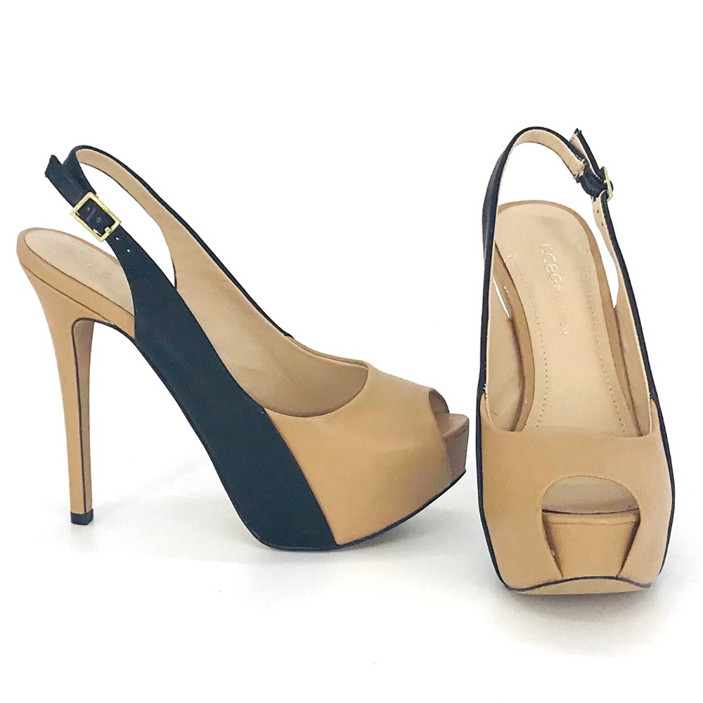 BCBGeneration Two Tone Platform Heels Size 5.5